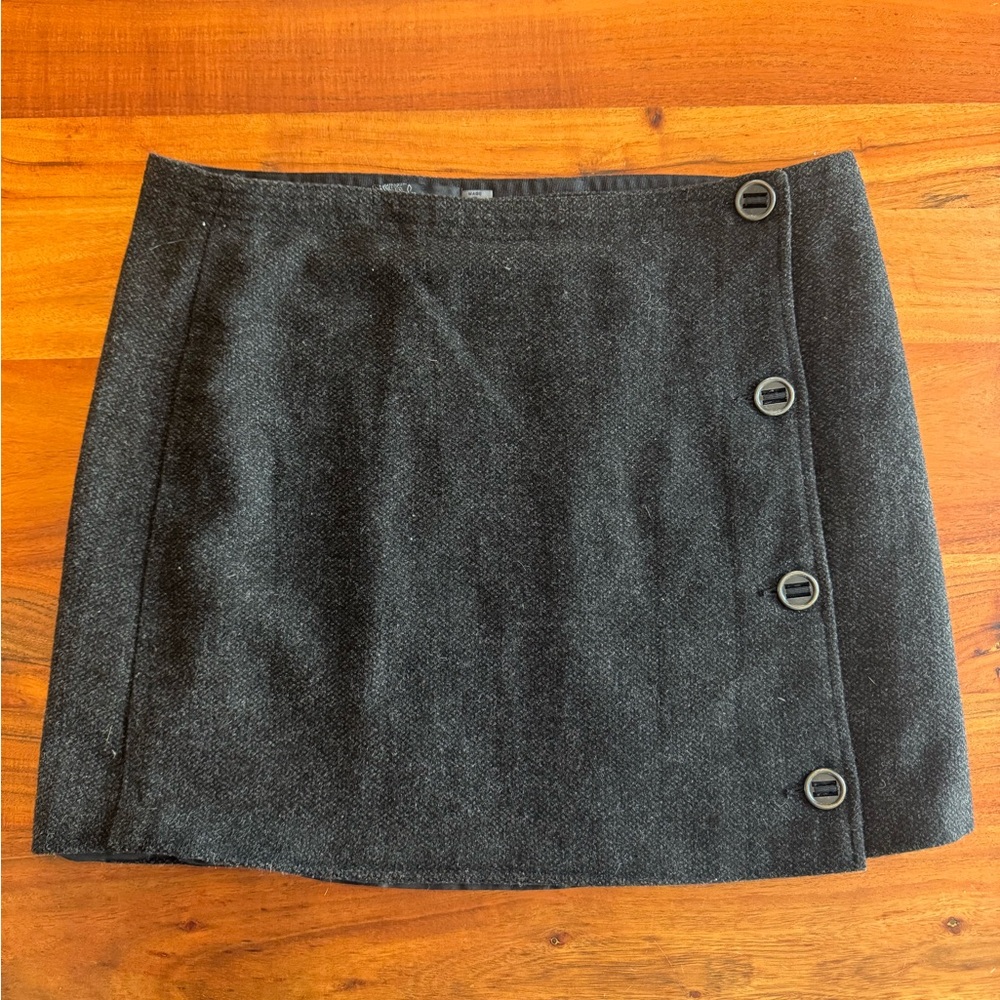 Black Prana Skirt with Buttons